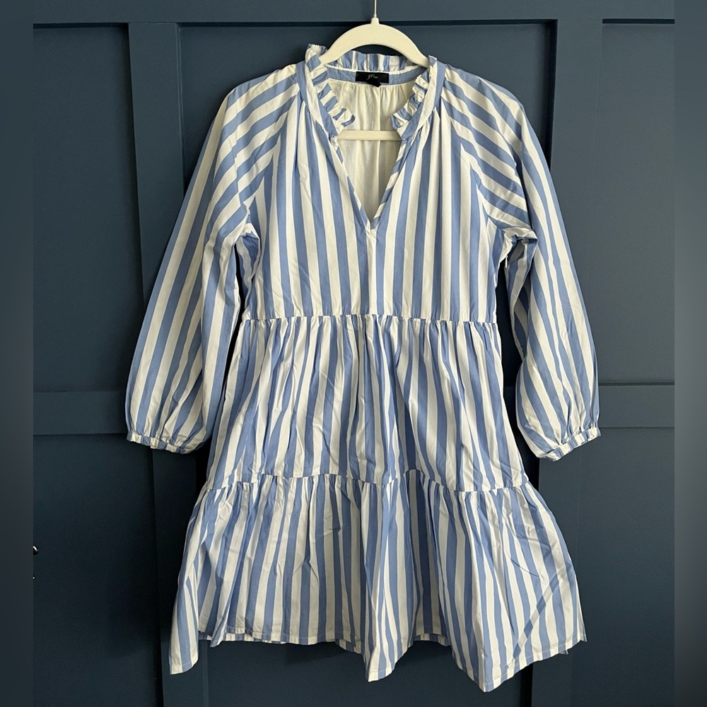 J. Crew striped dress